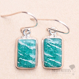 Amazonite earrings silver Ag 925 LOT6