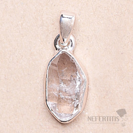 Herkimer diamond pendant silver Ag 925 LOT61