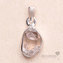 Herkimer diamond pendant silver Ag 925 LOT62