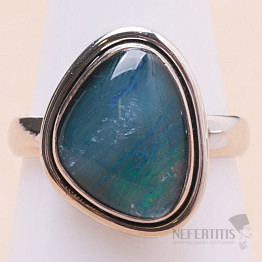 Opal Australischer Triplet-Ring Silber Ag 925 62594