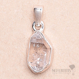 Herkimer diamond pendant silver Ag 925 LOT63