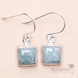 Aquamarine earrings silver Ag 925 E630