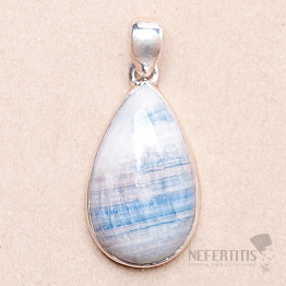 Scheelite blue pendant silver Ag 925 P638