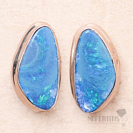 Opal australische Ohrringe Silber Ag 925 63875