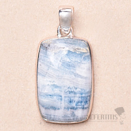 Scheelite blue pendant silver Ag 925 P639