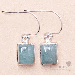 Aquamarine earrings silver Ag 925 E631