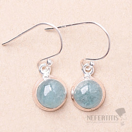 Aquamarine earrings silver Ag 925 E661