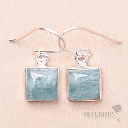 Aquamarine earrings silver Ag 925 E671