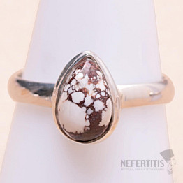 Magnesite Wild horse ring silver Ag 925 67162