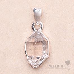 Herkimer diamond pendant silver Ag 925 LOT68