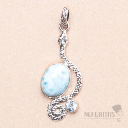 Larimar přívěsek stříbro Ag 925 69505