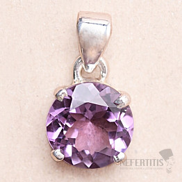 Amethyst pendant silver Ag 925 69705