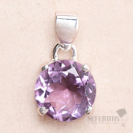 Amethyst pendant silver Ag 925 69722