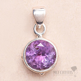 Amethyst pendant silver Ag 925 69786