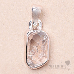 Herkimer diamond pendant silver Ag 925 LOT71