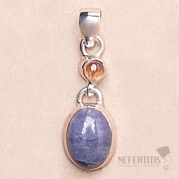 Tanzanite pendant silver Ag 925 71001