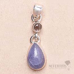 Tanzanite pendant silver Ag 925 71004