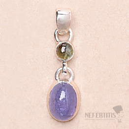 Tanzanite pendant silver Ag 925 71006