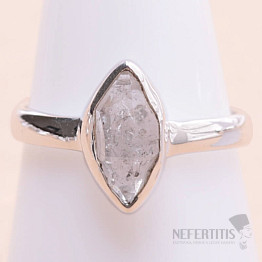 Herkimer diamond ring silver Ag 925 LOT72