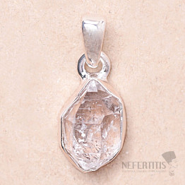 Herkimer diamond pendant silver Ag 925 LOT72