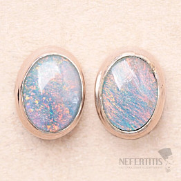 Opal australische Ohrringe Silber Ag 925 72266