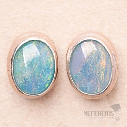 Opal australische Ohrringe Silber Ag 925 72272