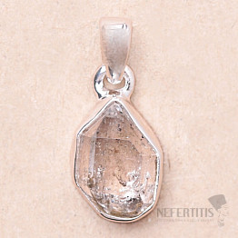 Herkimer diamant prívesok striebro Ag 925 LOT74