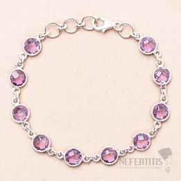 Amethyst Armband Silber Ag 925 76990