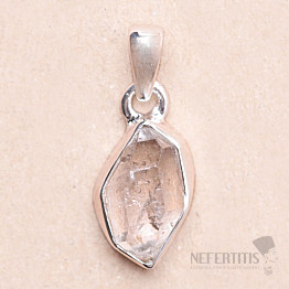 Herkimer diamond pendant silver Ag 925 LOT77