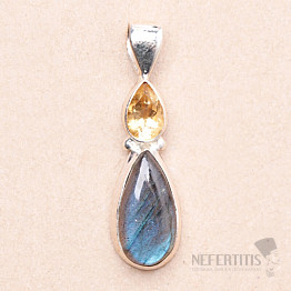 Labradorite pendant silver Ag 925 77145