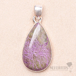 Stichtit purple pendant silver Ag 925 77754