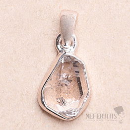 Herkimer diamond pendant silver Ag 925 LOT78