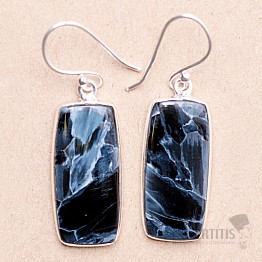 Pietersit earrings silver Ag 925 E795