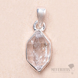 Herkimer diamond pendant silver Ag 925 LOT80