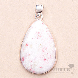 Cinnabarite pendant silver Ag 925 P809