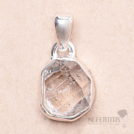 Herkimer diamond pendant silver Ag 925 LOT81