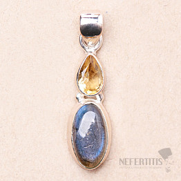 Labradorite pendant silver Ag 925 81903