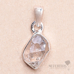 Herkimer diamond pendant silver Ag 925 LOT82