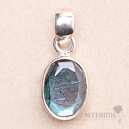 Labradorite cut pendant silver Ag 925 83016