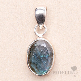 Labradorite cut pendant silver Ag 925 83018