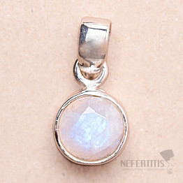 Moonstone rainbow pendant silver Ag 925 83032