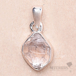 Herkimer diamond pendant silver Ag 925 LOT84