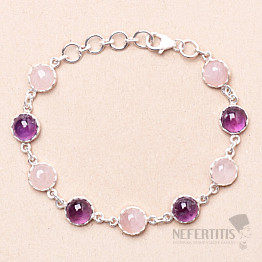 Amethyst Armband Silber Ag 925 84366