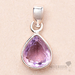 Amethyst pendant silver Ag 925 85057