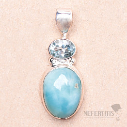 Larimar prívesok striebro Ag 925 85093