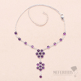 Amethyst necklace silver Ag 925 85251