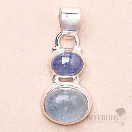 Aquamarine pendant silver Ag 925 85664