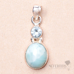 Larimar prívesok striebro Ag 925 85675