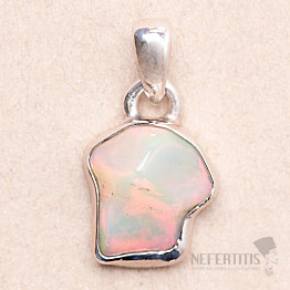 Opal Ethiopian Raw Pendant Silver Ag 925 P869