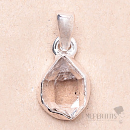 Herkimer diamond pendant silver Ag 925 LOT87